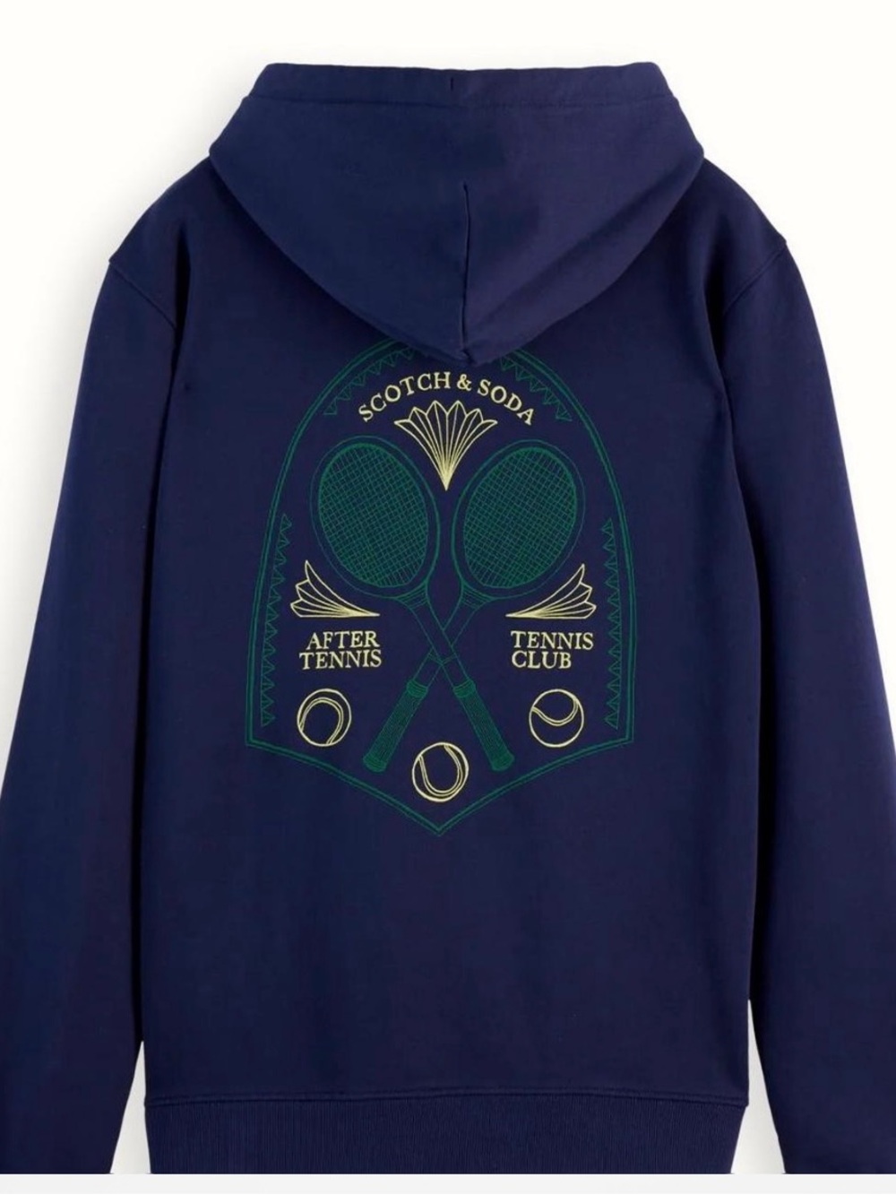 Scotch & Soda Navy 'After Tennis' Hooded Jacket